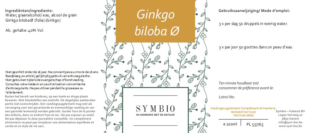 Ginko biloba - Symbio